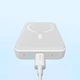Павербанк BASEUS Magnetic Mini Wireless 10000mAh 20W с беспроводной зарядкой Qi 15W (PPCX030002) White - изображение 4