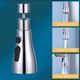 Аератор насадка для змішувача кухонного Faucet Splash Head Wanshe 3 режими Chrome - зображення 6