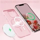 Протиударний чохол Space MagSafe iPhone 14 Pro Max (матовий) Pink (37927-31) - зображення 3