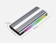 Зовнішня кишеня Deepfox M9 RGB для M.2 SSD NVMe (PCIe) / NGFF (Sata) Type-C USB 3.1 Gen 2 - зображення 10