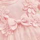 Боди детское с фатиновой юбкой Baby 70 см Розовый 3-6 мес - изображение 4