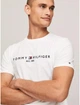 Мужская футболка Tommy Hilfiger Embroidered Tommy Logo L White (78J6318-YBR) - изображение 4