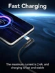​Кабель aceyoon Type A to Type-C USB2.0, 2.4A, 0.2м черный - изображение 2