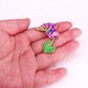 Брошь-значок BROCHE бижутерия Цветы Фрезия фиолетовая BRGV114061 - изображение 5
