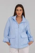 Куртка-вітровка оверсайз блакитний 5XL - зображення 1