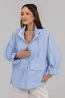 Куртка-вітровка оверсайз блакитний 5XL - зображення 2