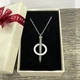 Кулон на цепочке "Гвоздь в кольце" ювелирная сталь Xuping Jewelry серебристая упакован в коробочку (16098) - изображение 1