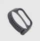 Ремешок Xiaomi Mi Band 4 / 3 силиконовый однотонный браслет Темно-серый 2418P - изображение 1