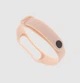 Ремешок Xiaomi Mi Band 4 / 3 силиконовый однотонный браслет Светло-бежевый 2418P - изображение 2
