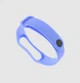 Ремешок Xiaomi Mi Band 4 / 3 силиконовый однотонный браслет Голубой / Синий 2418P - изображение 2