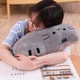 Игрушка плюшевая кот 40 см серый - изображение 3