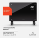 Изогнутый конвекционный обогреватель Klarstein Bornholm Smart 1500, 1500 Вт, 50 °C, 30 м² - изображение 4