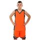 Форма баскетбольна дитяча Zelart L044 розмір 3XS зріст 110-120 см Orange-Black - зображення 1