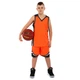 Форма баскетбольна дитяча Zelart L044 розмір 3XS зріст 110-120 см Orange-Black - зображення 4