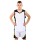 Форма баскетбольная детская Zelart L046 размер 3XS рост 110-120 см White-Black - изображение 1