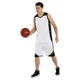Форма баскетбольная Zelart L046 размер L рост 160-165 см White-Black - изображение 3