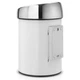 Відро для сміття з відкидною кришкою Brabantia Touch Bin New 3 л White 364488 - зображення 2