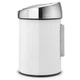 Відро для сміття з відкидною кришкою Brabantia Touch Bin New 3 л White 364488 - зображення 3