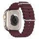 Ремешок ArmorStandart Ocean Band для Apple Watch All Series 42/44/45/49mm Wine Red (ARM74250) - изображение 3
