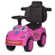 Дитяча каталка-толокар Bambi M 5763L-8 рожевий, з батьківською ручкою - зображення 2