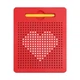 Магнитный планшет "MagPad" TSQ-380B(Red) 21,5см стилус, металлические шарики - изображение 1