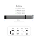 Ремешок ArmorStandart Nylon Band для Apple Watch All Series 42/44/45/49mm Black Unity (ARM74214) - изображение 3