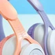 Бездротові навушники "Котячі вушка" CatEar QC-11 з підсвіткою RGB Bluetooth MP3 плеєр Рожеві - зображення 5