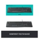 Клавиатура проводная LOGITECH K120 украинская раскладка 920-002643 черная - изображение 3