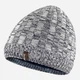 Термошапка флисовая Dexshell Heathered Rib Knit Beanie DH32405M One Size Серая (6954358901486) - изображение 1