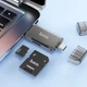 Кардрідер HOCO HB39 USB/Type-C 3.0 high-speed card reader Metal Gray (6942007604819) - зображення 7