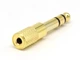 Перехідник Avzhezh A0018G mini Jack 3.5 - Jack 6.3 метал стерео - зображення 1