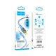 Кабель HOCO 3.5 mm to lightning Transparent Discovery Edition Digital audio conversion cable UPA25 |1M| blue - изображение 2