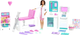 Lalka z akcesoriami Mattel Barbie Careers Medical Toy Paper Doll 30 cm (0194735043446) - obraz 2