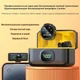 Микрофон беспроводной петличный для iOS Iphone 5-14 (Lightning) двойной в комплекте 2 шт. для презентаций для интервью для блогеров Plug&Play DKWAY X15 - изображение 3