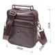Сумка-планшет мужская кожаная Vintage leather-21272 Коричневая - изображение 4