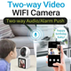 Бездротова камера CAMERA Wi-FI IP C-31, поворотна кімнатна з нічним зніманням і зворотним зв'язком - изображение 4