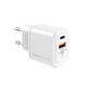 СЗУ Intaleo TCG30GAN 1USB 1Type-C PD 30W 3A QC3.0 White (1283126578274) - зображення 1