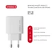 СЗУ Intaleo TCG65GAN 1USB 2Type-C PD 65W 3A QC3.0 White (1283126559525) - зображення 5