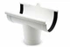 Воронка желоба RainWay 130 мм Белая, RAL 9003 - изображение 1