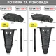 Велосипедная телескопическая сумка подседельная Rhinowalk RK5110BK Черный (RWK-RK5110BK-4434) - изображение 6