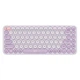 Беспроводная Игровая Бесшумная Клавиатура Baseus K01A Wireless Tri-Mode Keyboard |EN раскладка, 2.4G/BT1+BT2, 2xAAA бат.| Фиолетовый - изображение 1