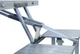 Алюминиевый стол для пикника раскладной со 4 стульями Folding Table - изображение 4