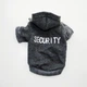 Тонкое худи для собак Pet Style "Security" Серая XL - изображение 2