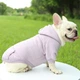 Толстовка с карманом для собак Pet Style "Однотон" Белая 2XL - изображение 3