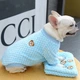 Вязаный махровый свитер для котов и кошек Pet Style "Мишка" Голубой M - изображение 6
