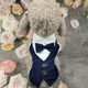 Костюм для собак Pet Style "Джентельмен" Синий 2XL - изображение 3