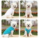 Хлопковая майка для котов и кошек Pet Style "Однотон" Белая XS - изображение 2