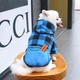 Худи для котов и кошек с карманом Pet Style "Сосиска" Черно-синяя клетка 5XL - изображение 3