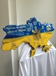 Часы настенные из эпоксидной смолы "Карта Украины" 60х40 см (013-60) - изображение 2