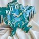 Часы настенные из эпоксидной смолы "Карта Украины" 80х53 см (051-80) - изображение 2